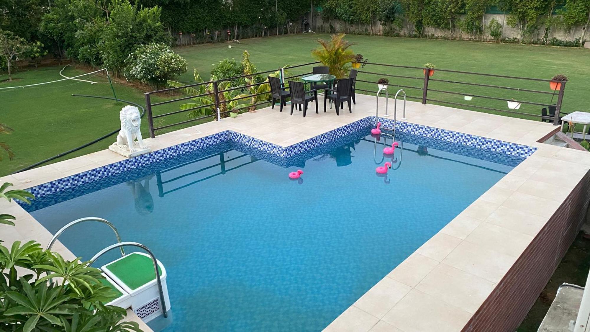 The Singh Farm Cosy Private Pool Farm Villa Gurgáon Kültér fotó